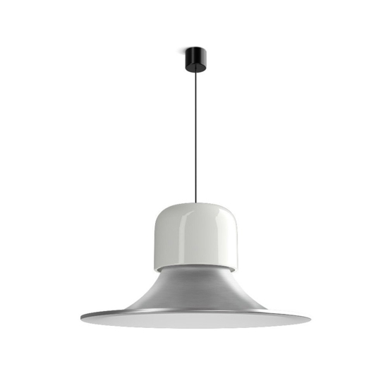 Lampadario da cucina alluminio led cct campana stilnovo