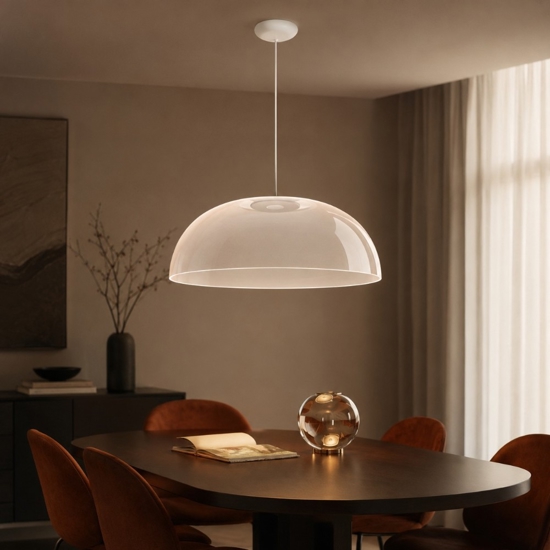 Stilnovo demi lampadario moderno per salotto led 3000k dali push