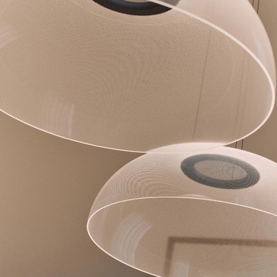 Stilnovo demi lampadario moderno per salotto led 3000k dali push
