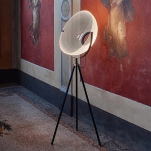 Lampada da terra moderna led 3000k stilnovo demi dimmerabile
