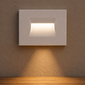 Isyluce segnapasso led 3w 4000k da incasso bianco per esterno