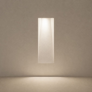 Segnapasso da incasso in gesso ceramico mini gu10