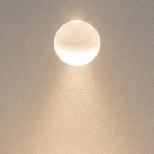Segnapasso led 2w 3000k 24v cristaly da incasso