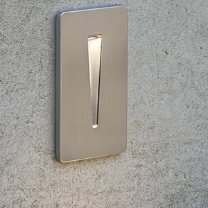 Segnapasso led 3w 3000k per interno esterno da incasso grigio