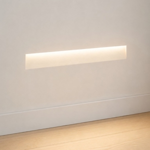 Segnapasso led 5,5w 2700k cristaly da incasso a parete