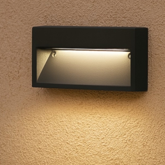 Segnapasso per esterno led 9w 3000k senza incasso