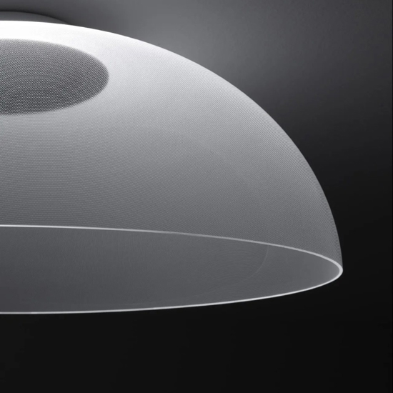 Plafoniera design moderno per salotto stilnovo demi led cct