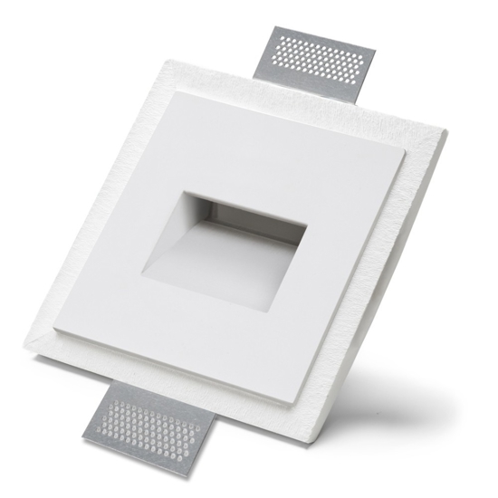 Segnapasso da incasso scomparsa gesso cristaly led 1.1w 3000k