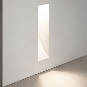 Isyluce faretto segnapasso gesso da incasso a scomparsa per scale