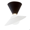Fante stilnovo plafoniera da soffitto moderna orientabile nera