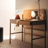 Fante stilnovo abat-jour rossa da comodino design moderno orientabile e27