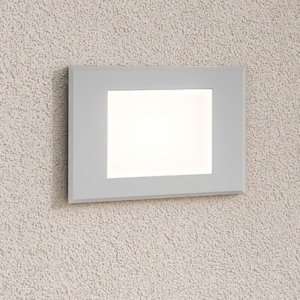 Segnapasso bianco per esterno da incasso a parete led 3w 3000k