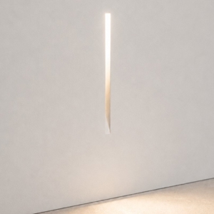 Segnapasso da incasso parete gesso bianco 5w led 3000k per interni taglio di luce