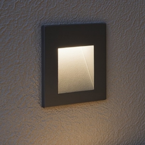 Segnapasso led da esterno bit fi ideal lux antracite 3000k ip65
