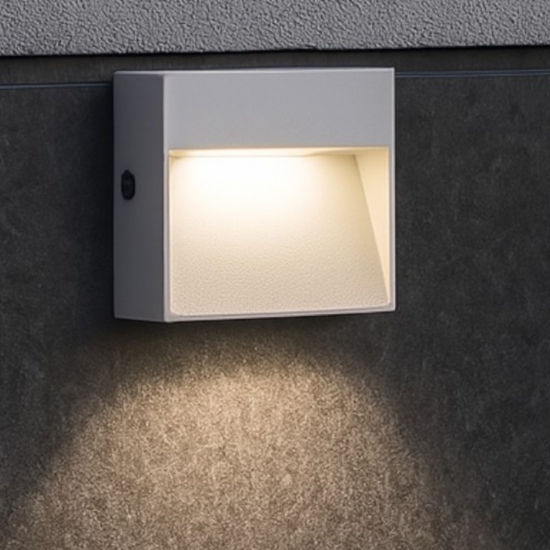 Dedra ap big segnapasso da esterno led 3000k bianca ip65 ideal lux