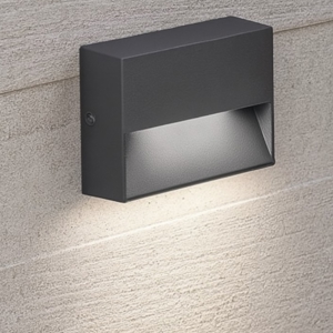 Dedra ap small ideal lux segnapasso da esterno antracite ip65 led 3000k