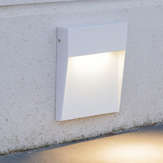 Segnapasso led per esterno 6w 3000k bianco ip65