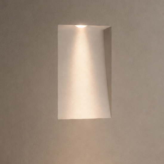 Segnapasso faretto di gesso da incasso parete cartongesso