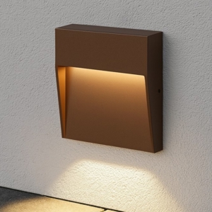 Segnapasso esterno marrone led 3w 4000k quadrato gea luce