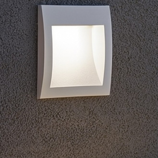 Ideal lux wire segnapasso per esterno led 1,5w 3000k bianco incasso parete ip65
