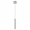Lampada a sospensione pendente grigio alluminio cilindro led cct 3000k 4000k moderna