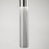 Lampada a sospensione pendente grigio alluminio cilindro led cct 3000k 4000k moderna