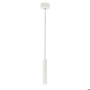 Lampada a sospensione cilindro rigato bianco led cct 3000k 4000k cri90