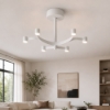 Fronda stilnovo plafoniera moderna led 27w dali bianca 2700k