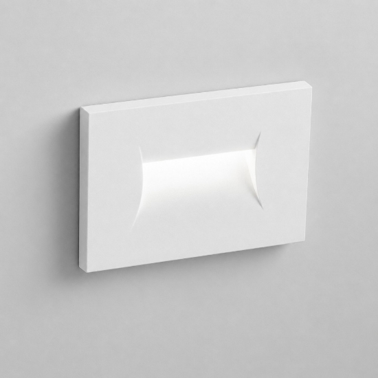 Segnapasso led 3w 3000k incasso bianco per esterno