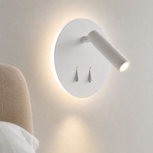 Perenz plug applique per comodino rotonda doppio led orientabile