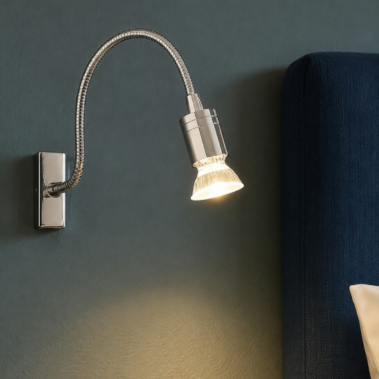 Applique da comodino per camera da letto braccio flessibile