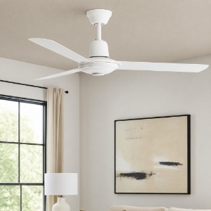 Ventilatore da soffitto bianco 17mq con pale