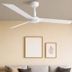 Ventilatore a pale bianco da soffitto 28mq