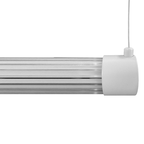 Lampadario a sospensione tubolare bianco led 3000k 6000k con telecomando per scrivania ufficio