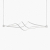 Lampadario a sospensione bianco design moderno led cct 3000k 6000k con telecomando per soggiorno