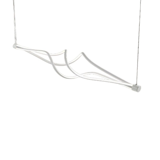 Lampadario a sospensione bianco design moderno led 3000k 6000k con telecomando per soggiorno