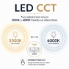 Lampadario nero design moderno led cct 3000k 6000k con telecomando per soggiorno