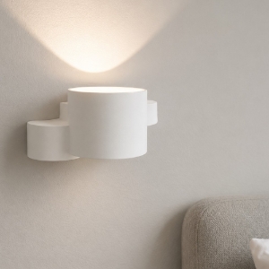 Applique di gesso bianco per chia sforzin pitturabile