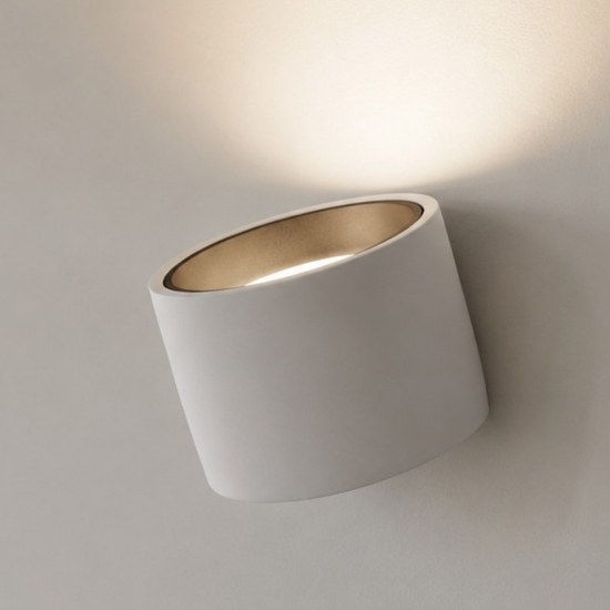 Applique da parete in gesso bronzo sforzin nasso