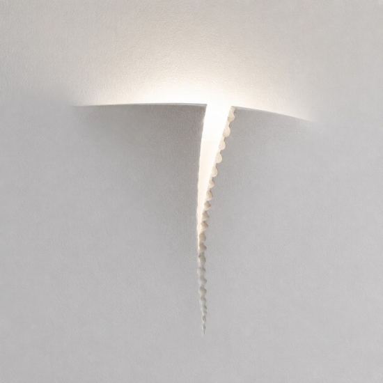 Applique da incasso a parete di gesso led bianco 13w 2700k