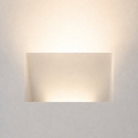 Lampada incasso in gesso led a muro 9w 2700k per interni