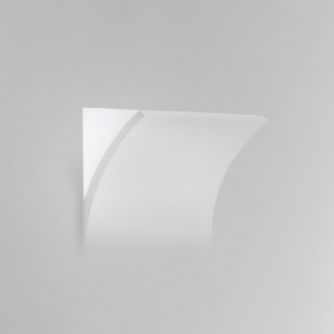 Lampada applique in gesso led cristaly vela da incasso a parete 21,5w 4000k