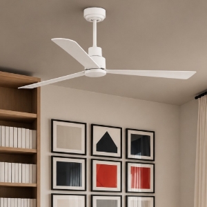 Ventilatore a pale 18mq da soffitto bianco con telecomando