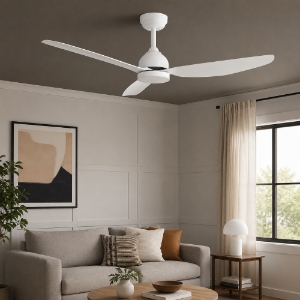 Ventilatore a pale da soffitto con luce bianco 20mq con telecomando