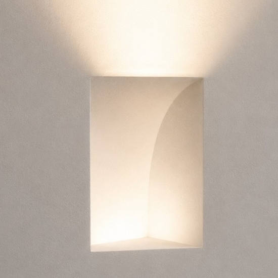Isyluce applique vela di gesso da incasso scomparsa