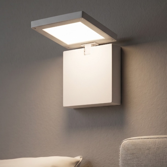 Applique da comodino bianco led 10w 3000k perenz secret