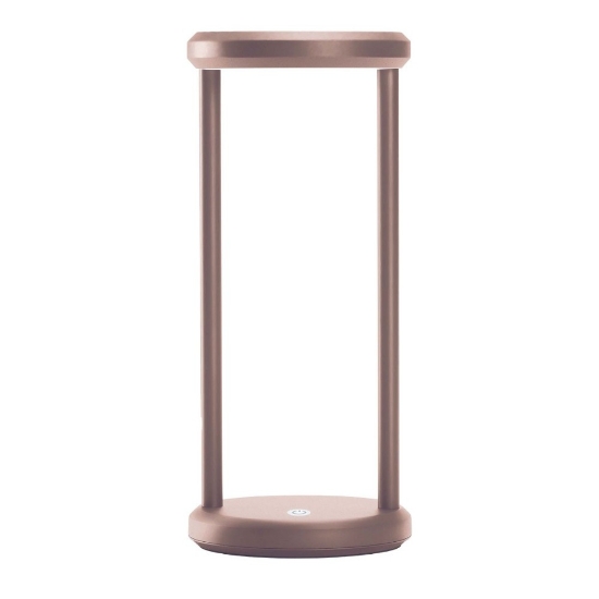 Lampada da tavolo ricaricabile oro rosato ip54 per esterno design moderno
