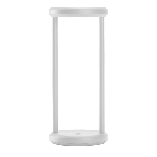 Lampada ricaricabile da tavolino bianca design moderna led cct 3000k 4500k 6000k ip54 per esterno