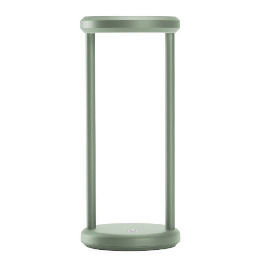 Lampada ricaricabile verde salvia da tavolino led cct 3000k 4500k 6000k ip54 per esterno moderna