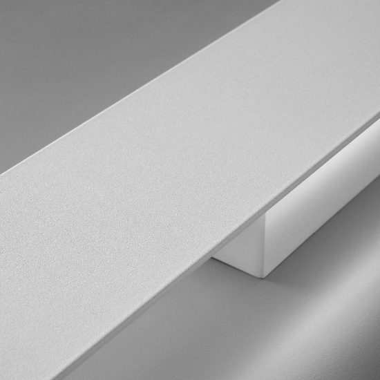 Applique da parete bianco rettangolare moderno led 16w cct 3000k 4000k luce indiretta